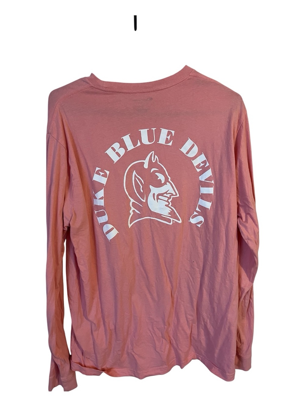 Champion Long Sleeve Tee in Dusty Pink with Blue Devils Pocket Logo - Picture 2 of 3